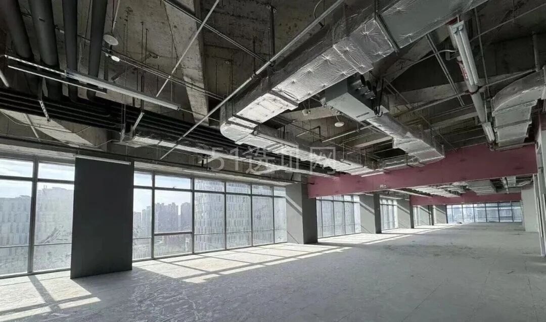 高层整层办公空间实景照片